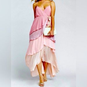 Show Me Your Mumu maxi ruffle oracle dress